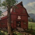 Rocking H Ranch 16 x 20 oil painting by Bill Sawczuk